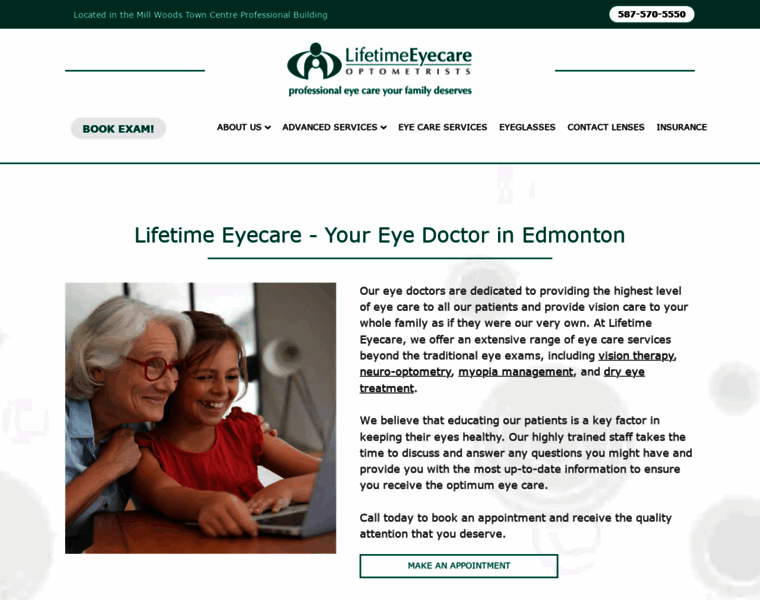 Lifetime-eyecare.ca thumbnail