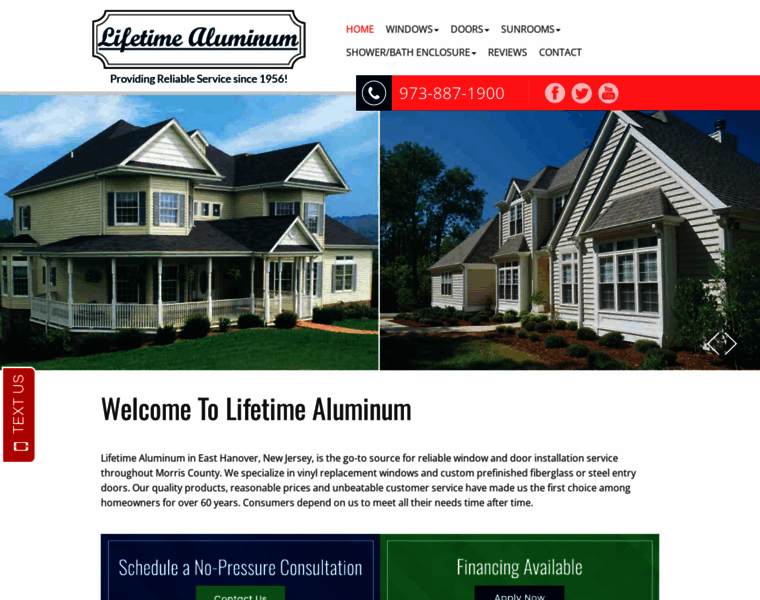 Lifetimealuminum.com thumbnail