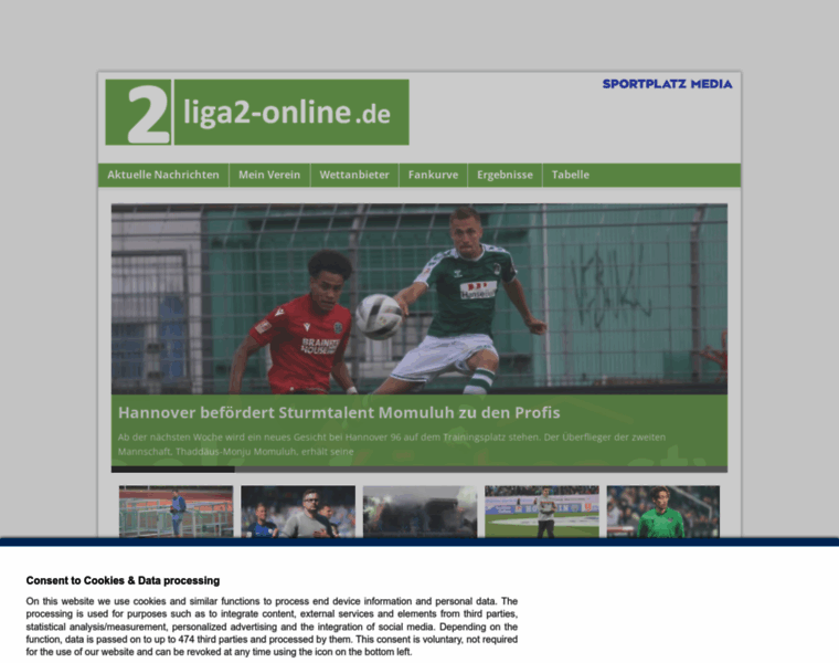Liga2-online.de thumbnail