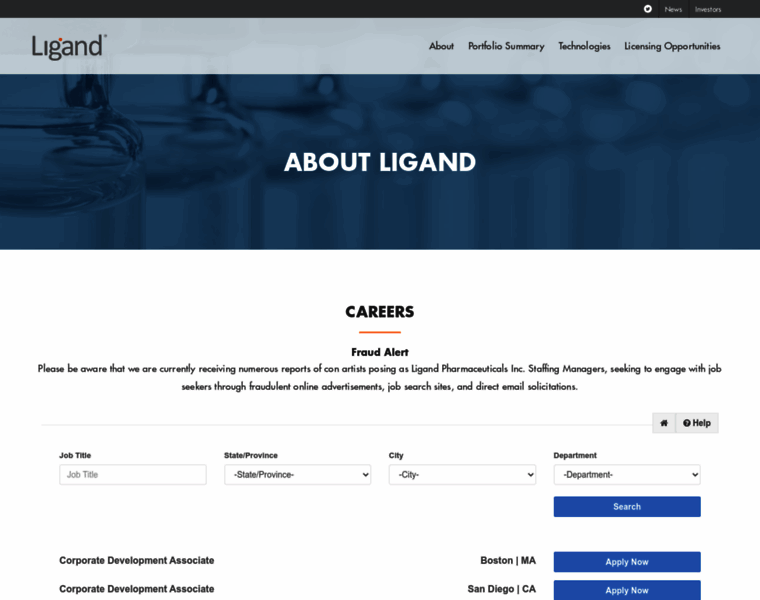 Ligand.submit4jobs.com thumbnail