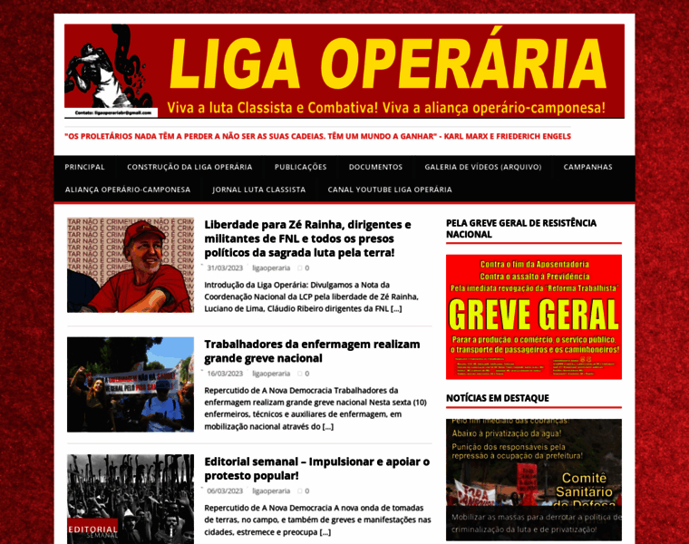 Ligaoperaria.org.br thumbnail