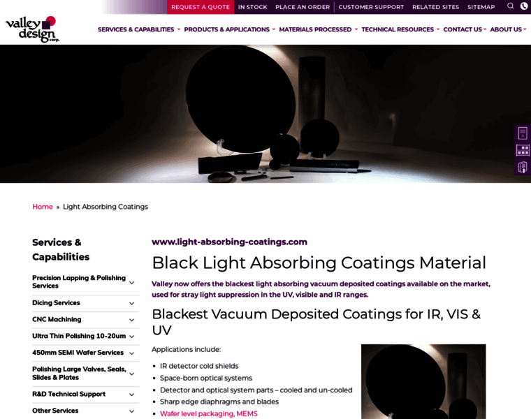 Light-absorbing-coatings.com thumbnail