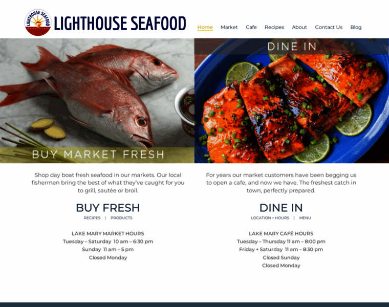 Lighthouse-seafood.com thumbnail