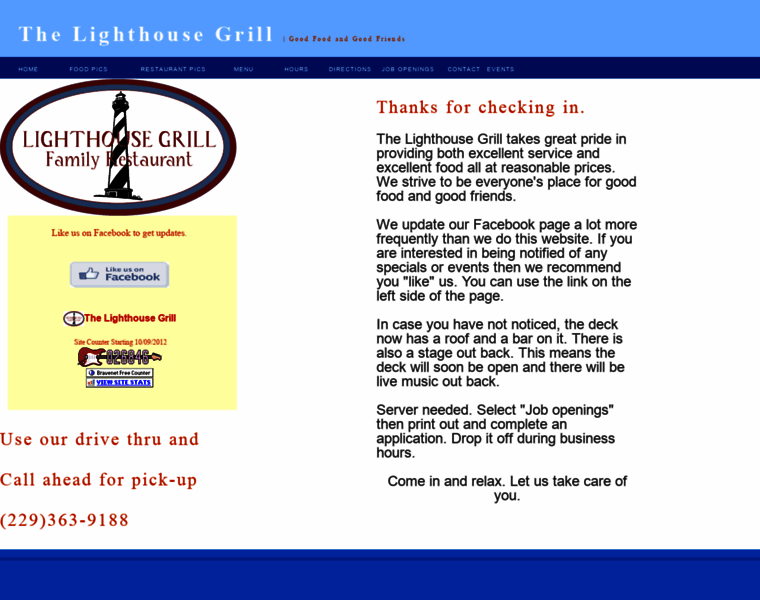 Lighthousegrill.net thumbnail