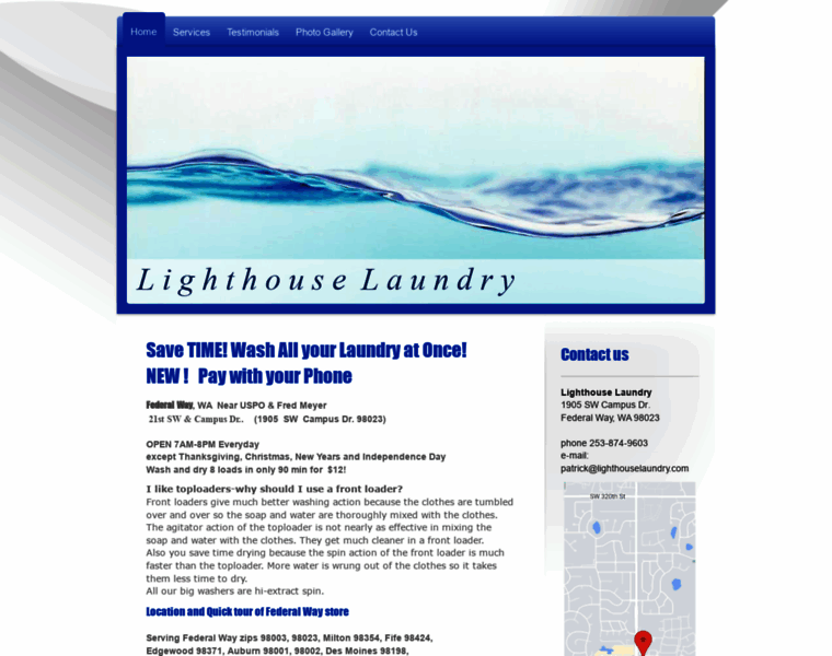 Lighthouselaundry.com thumbnail