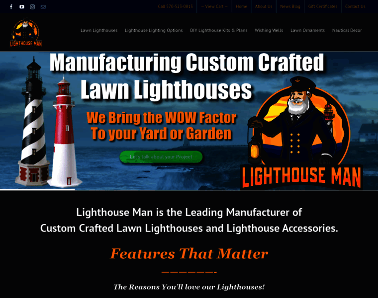 Lighthouseman.com thumbnail