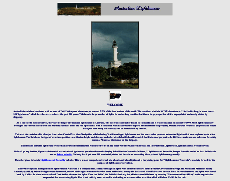 Lighthouses.net.au thumbnail