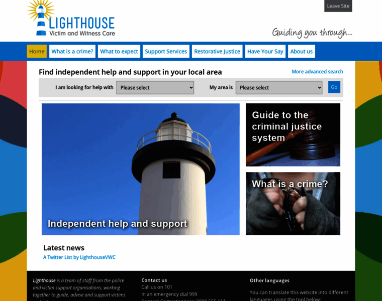 Lighthousevictimcare.org thumbnail