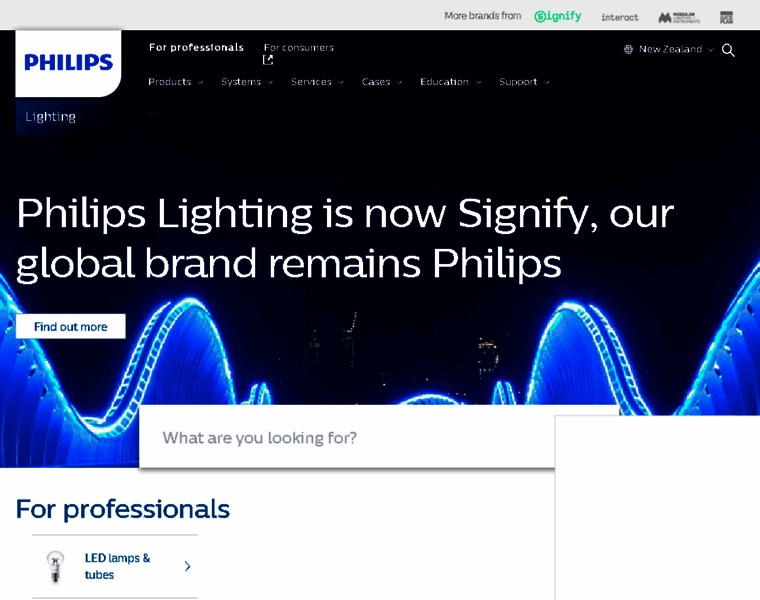 Lighting.philips.co.nz thumbnail