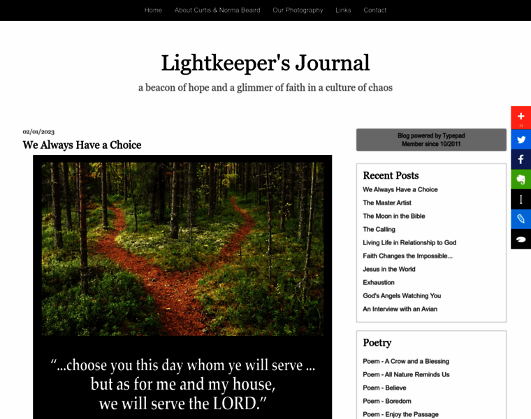 Lightkeepersjournal.com thumbnail