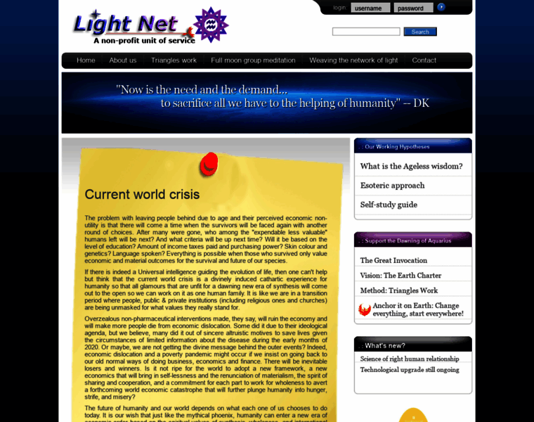 Lightnetonline.org thumbnail