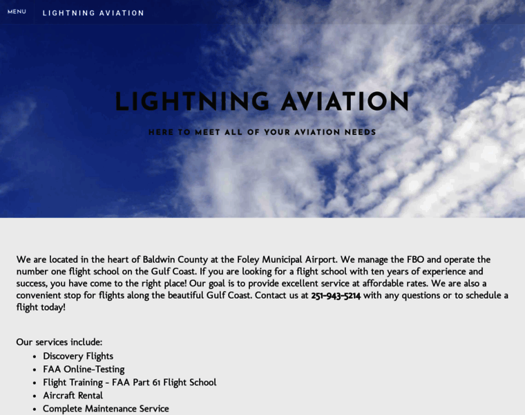 Lightningaviationfoley.com thumbnail