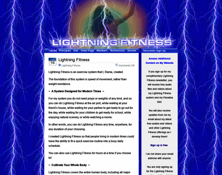 Lightningfitness.org thumbnail