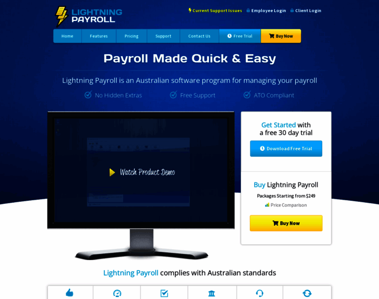 Lightningpayroll.com.au thumbnail