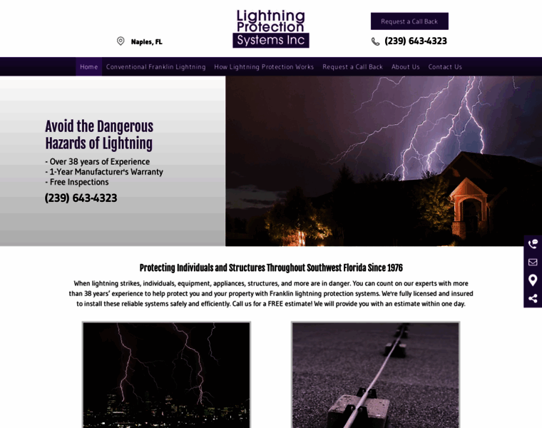 Lightningprotectionsystemsinc.com thumbnail