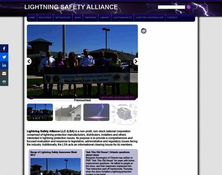 Lightningsafetyalliance.org thumbnail