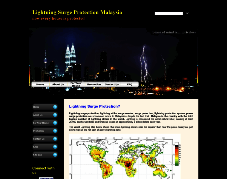 Lightningsurgeprotectionmalaysia.com thumbnail