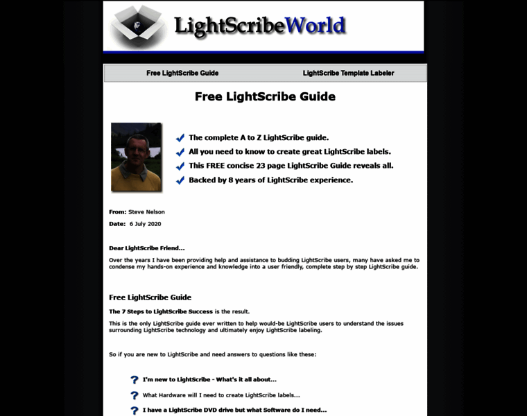 Lightscribeworld.com thumbnail