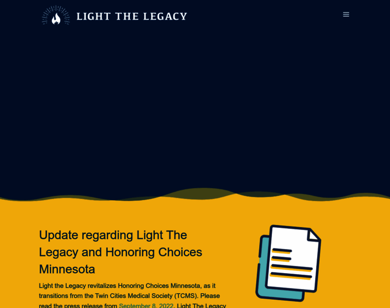 Lightthelegacy.org thumbnail