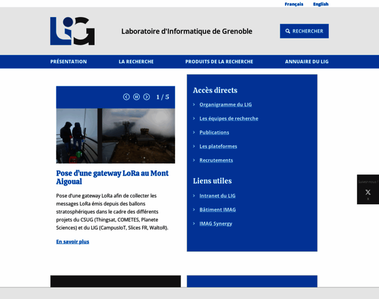 Liglab.fr thumbnail
