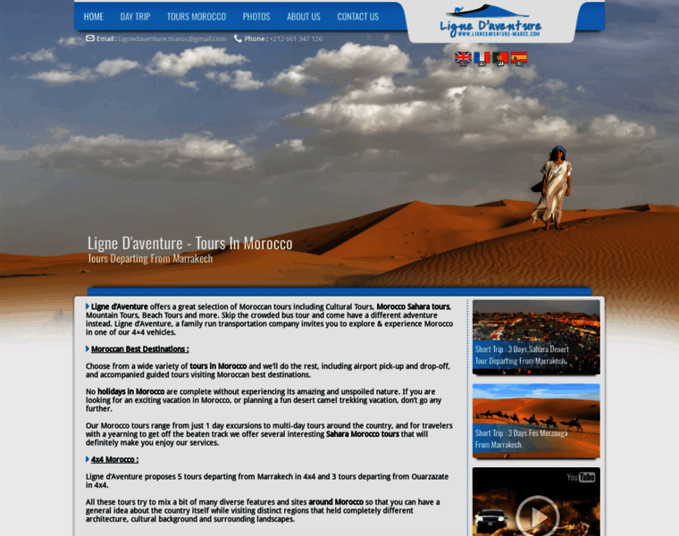 Lignedaventure-maroc.com thumbnail