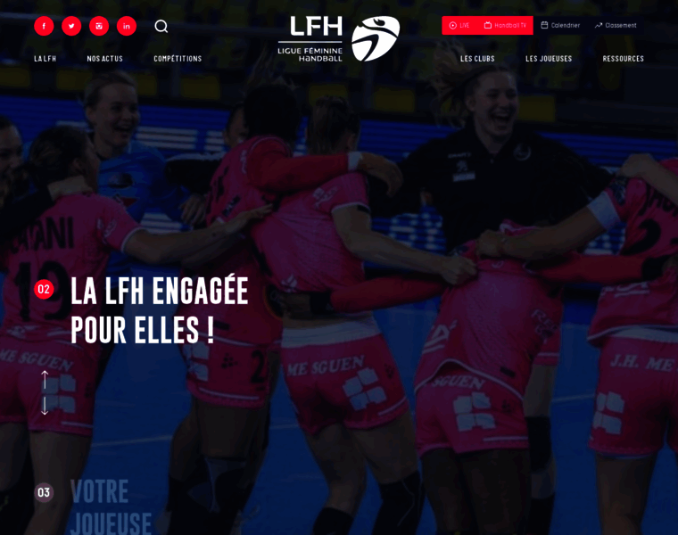 Ligue-feminine-handball.fr thumbnail