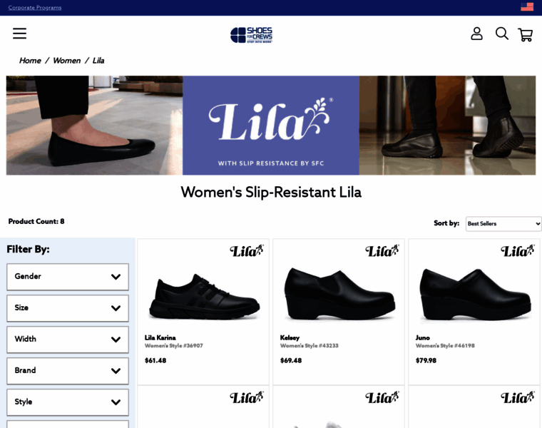 Lilafootwear.com thumbnail