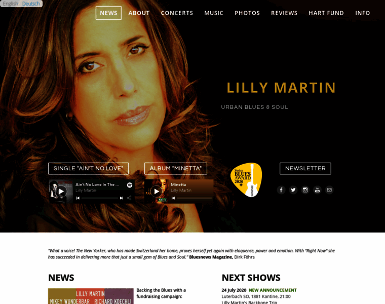 Lillymartin.com thumbnail