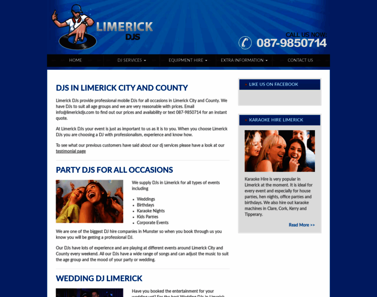 Limerickdjs.com thumbnail