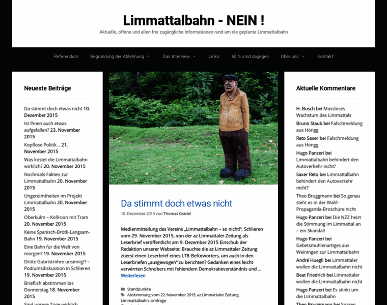 Limmattalbahn-nein.ch thumbnail