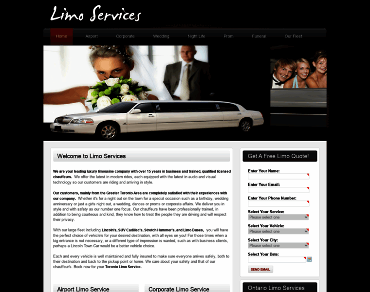 Limo-services.ca thumbnail