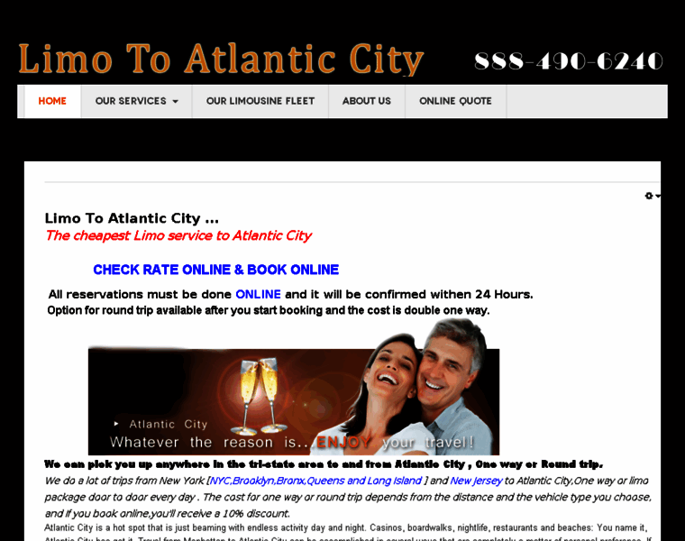Limo-to-atlantic-city.com thumbnail