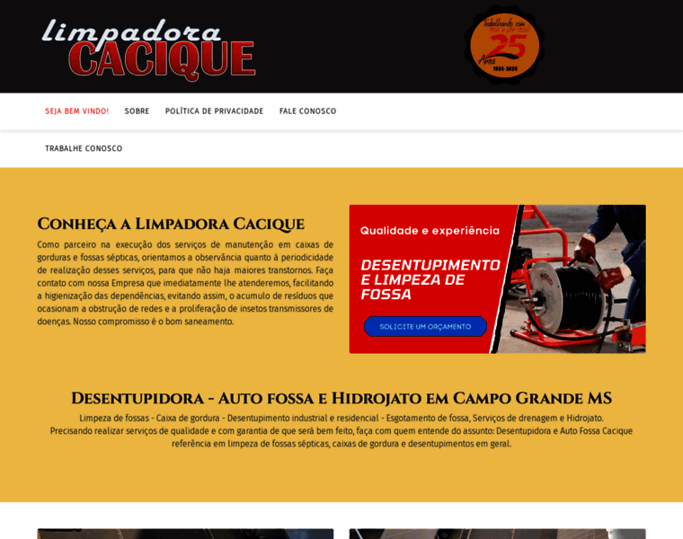 Limpadoracacique.com.br thumbnail