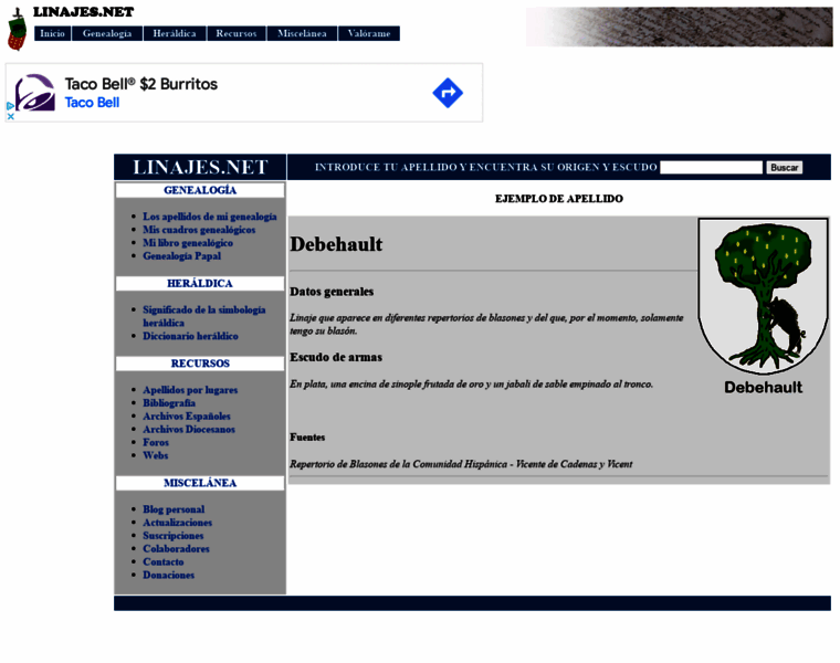 Linajes.net thumbnail