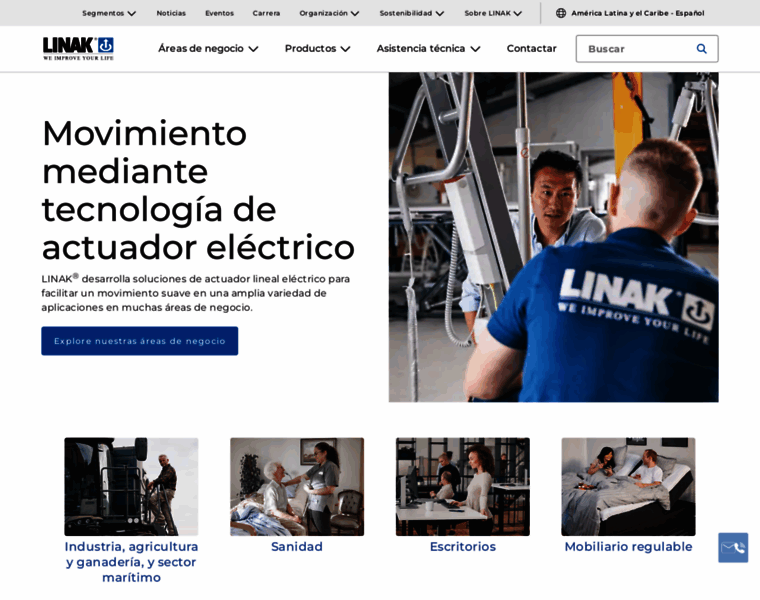 Linak-latinamerica.com thumbnail
