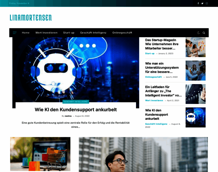 Linamortensen.de thumbnail