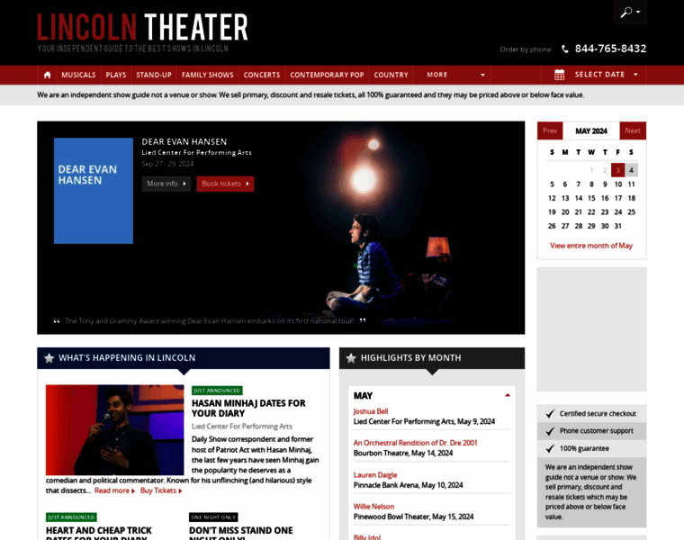 Lincoln-theater.com thumbnail