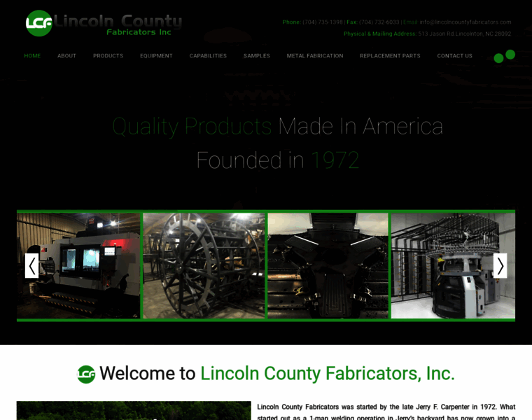 Lincolncountyfabricators.com thumbnail