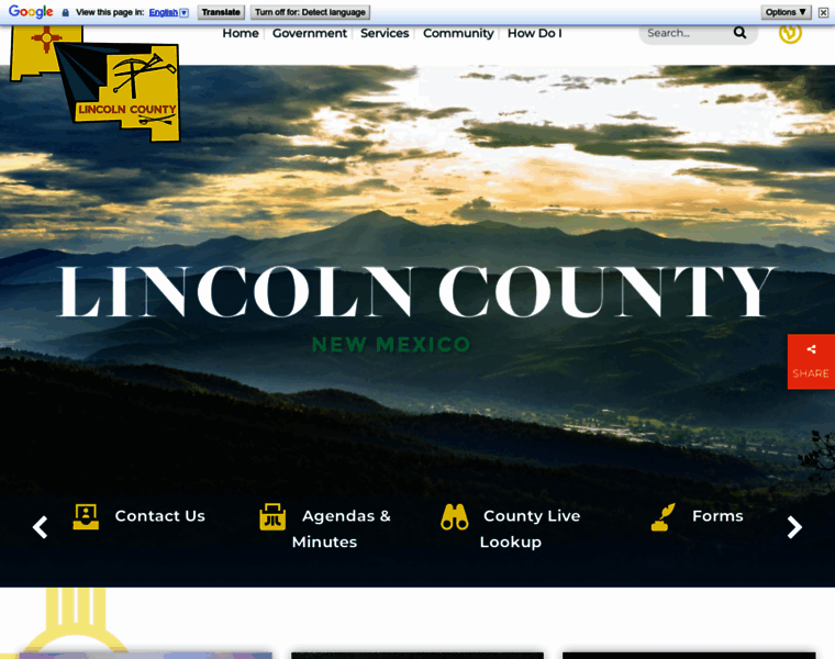 Lincolncountynm.gov thumbnail