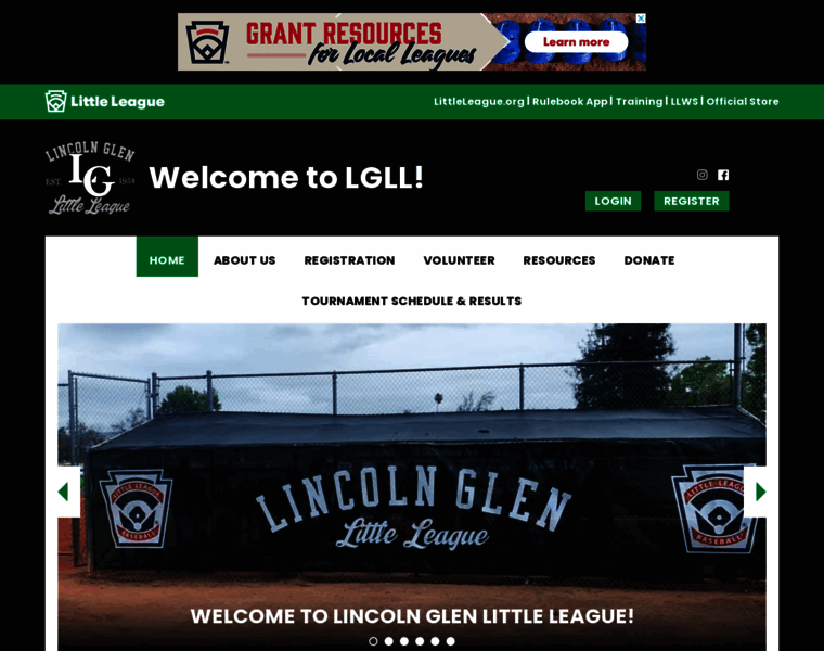 Lincolnglenbaseball.com thumbnail