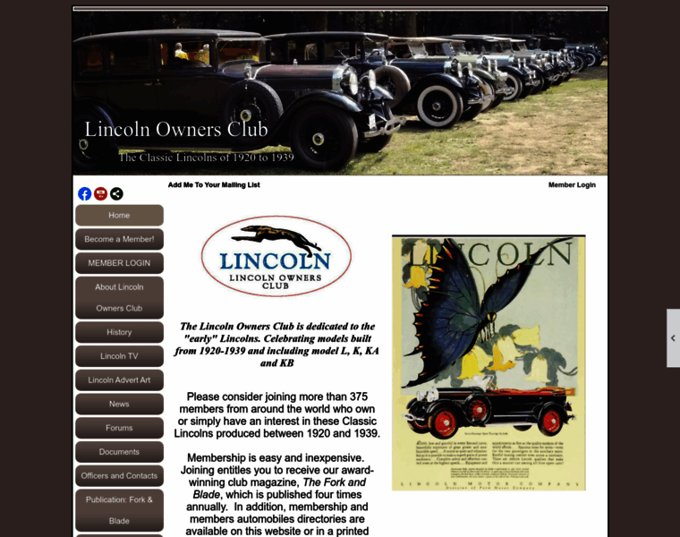 Lincolnownersclub.com thumbnail Lincolnownersclub.com thumbnail