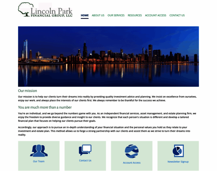 Lincolnparkfinancial.com thumbnail