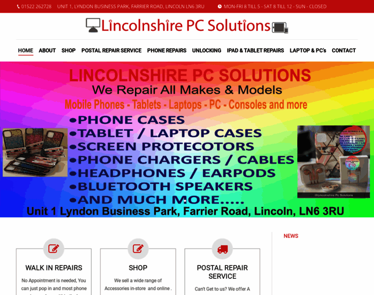Lincolnshirepcsolutions.co.uk thumbnail