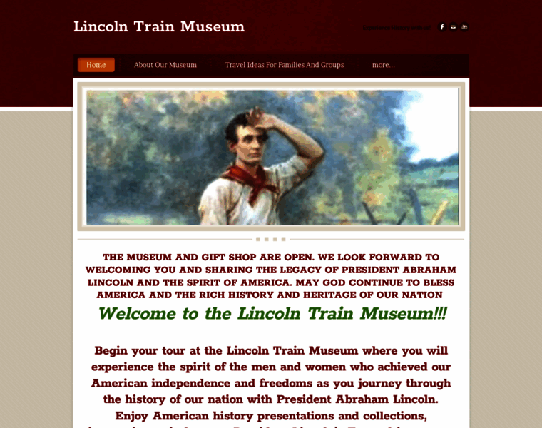 Lincolntrain.com thumbnail