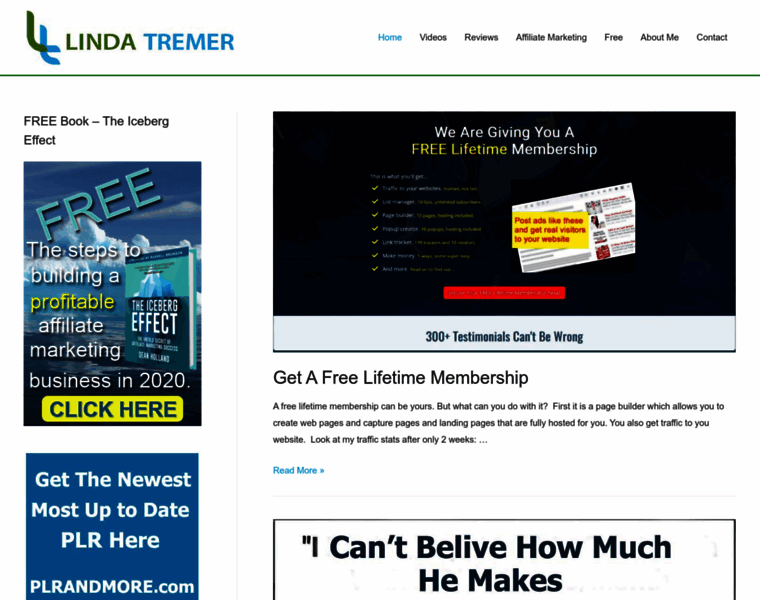 Lindatremer.com thumbnail