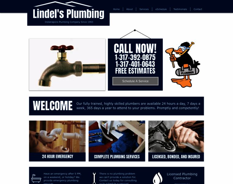 Lindelsplumbing.com thumbnail
