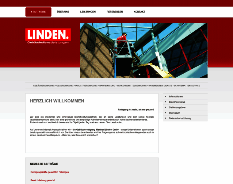 Linden-gebaeudedienstleistungen.de thumbnail