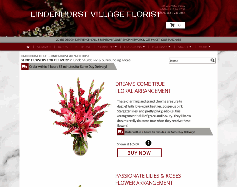 Lindenhurstvillageflowers.com thumbnail