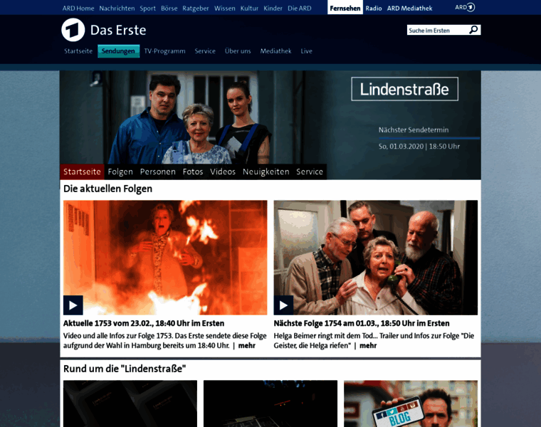 Lindenstrasse.de thumbnail
