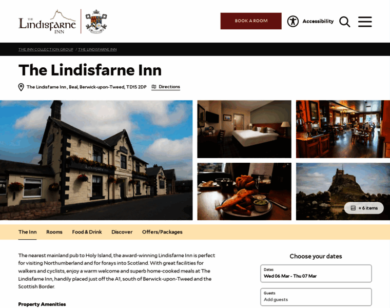 Lindisfarneinn.co.uk thumbnail